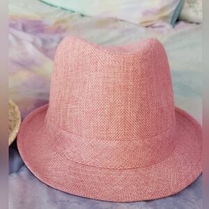 Set Of 3 Avon Mark Fedora & Straw Hats